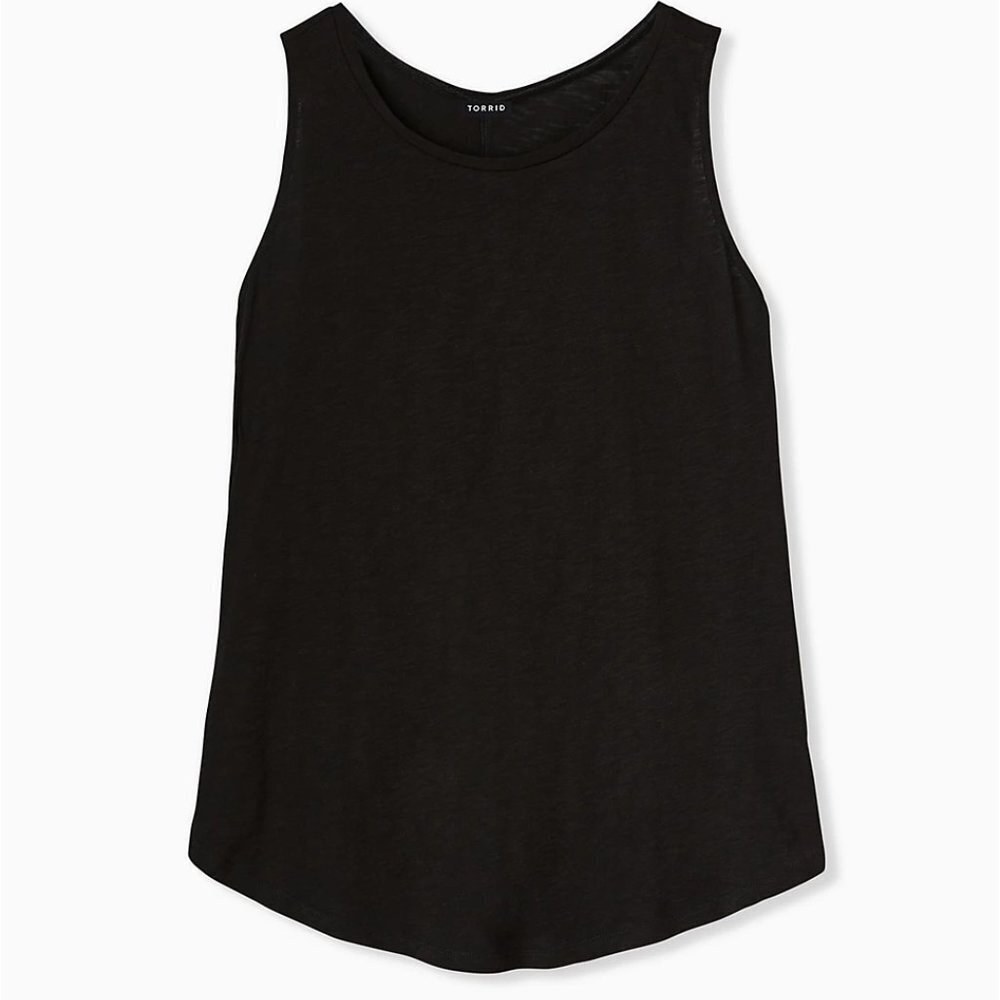 🆕 2X BLACK HERITAGE SLUB CLASSIC FIT SLEEP TANK
